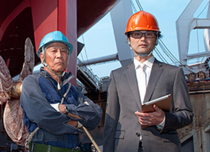 支援能源进口
大国日本的海运事业。