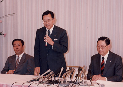 1988年、阪急ブレーブス買収記者会見