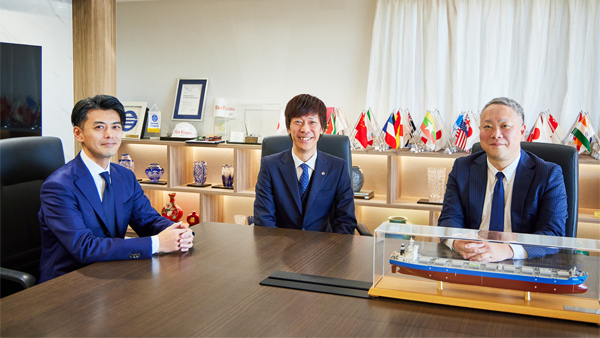 創業社長から急遽受け継いだ国内トップクラスの船主会社の舵取り。オリックスとの事業承継で描く新たな成長ステージとは