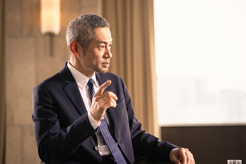 若い世代にメッセージを送るイチロー