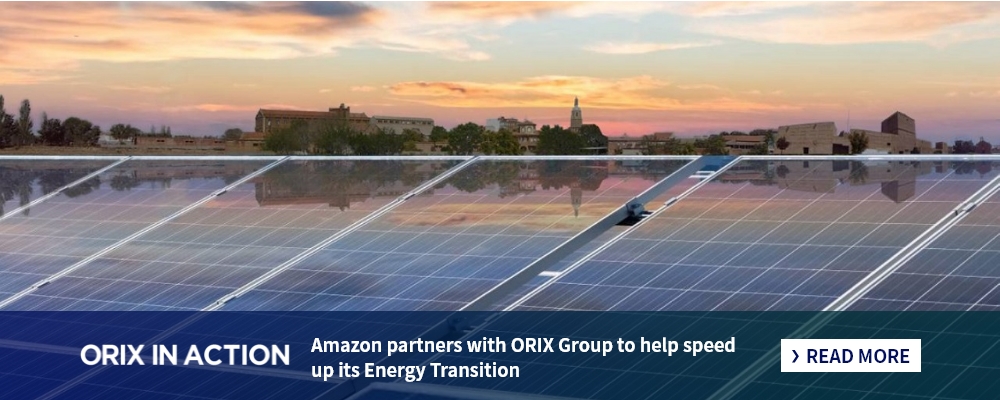 Amazon partners with ORIX Group to help speed up its Energy Transition