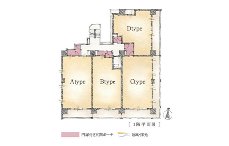 Overview plan of each floor