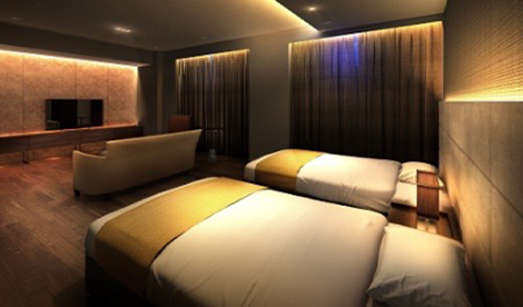 Concept image of a guest room
