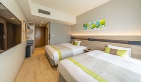 Twin rooms