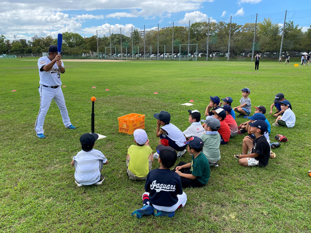 A tee-ball class