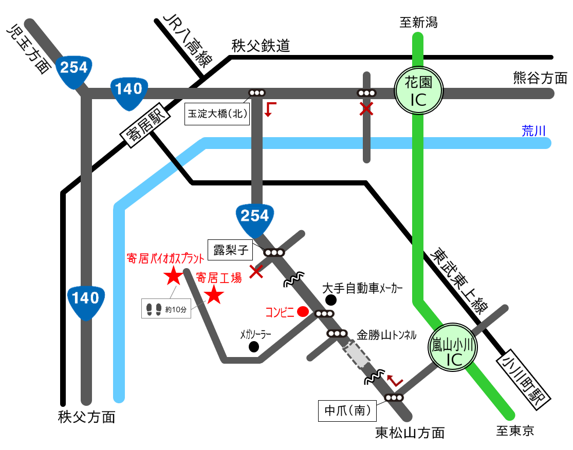 現地案内図