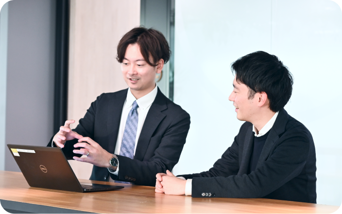 営業をする社員