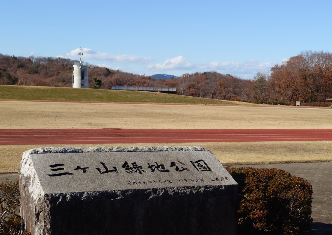 整備された緑地公園